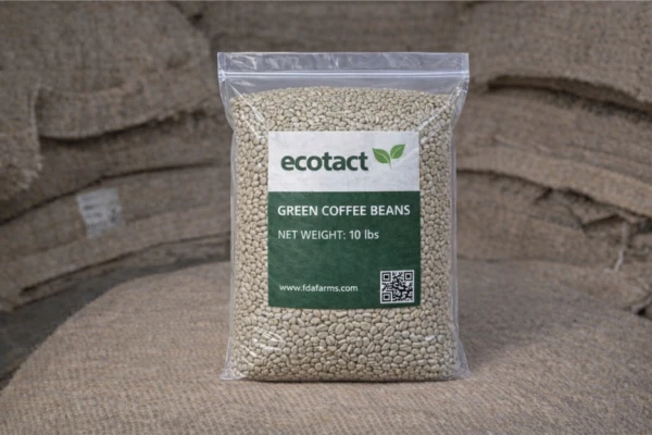 10 lb bag of shade grown green coffee beans