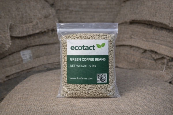 5 lb bag of shade grown green coffee beans